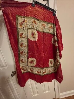 Vintage Metallic Scarf